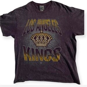 Vintage Los Angeles Kings Kids Tee - Purple and Gold